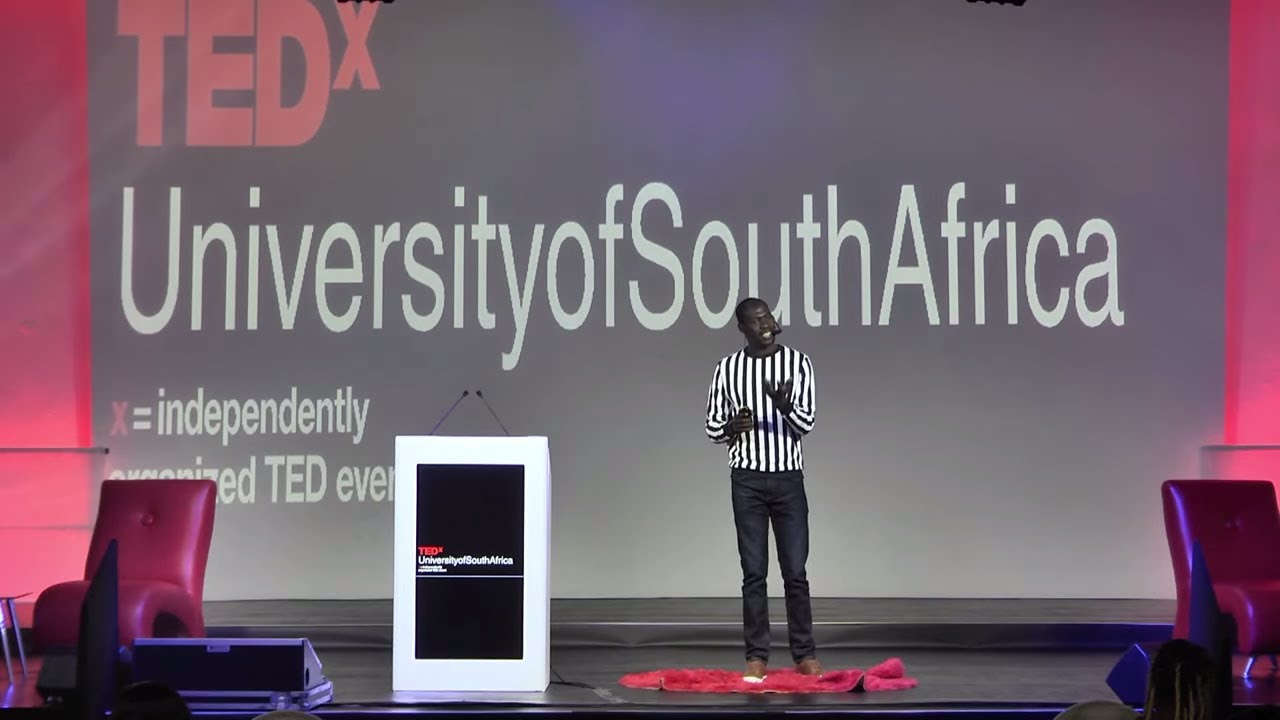 Daniel Cole on the TEDxUniversityOfSouthAfrica stage — official talk thumbnail